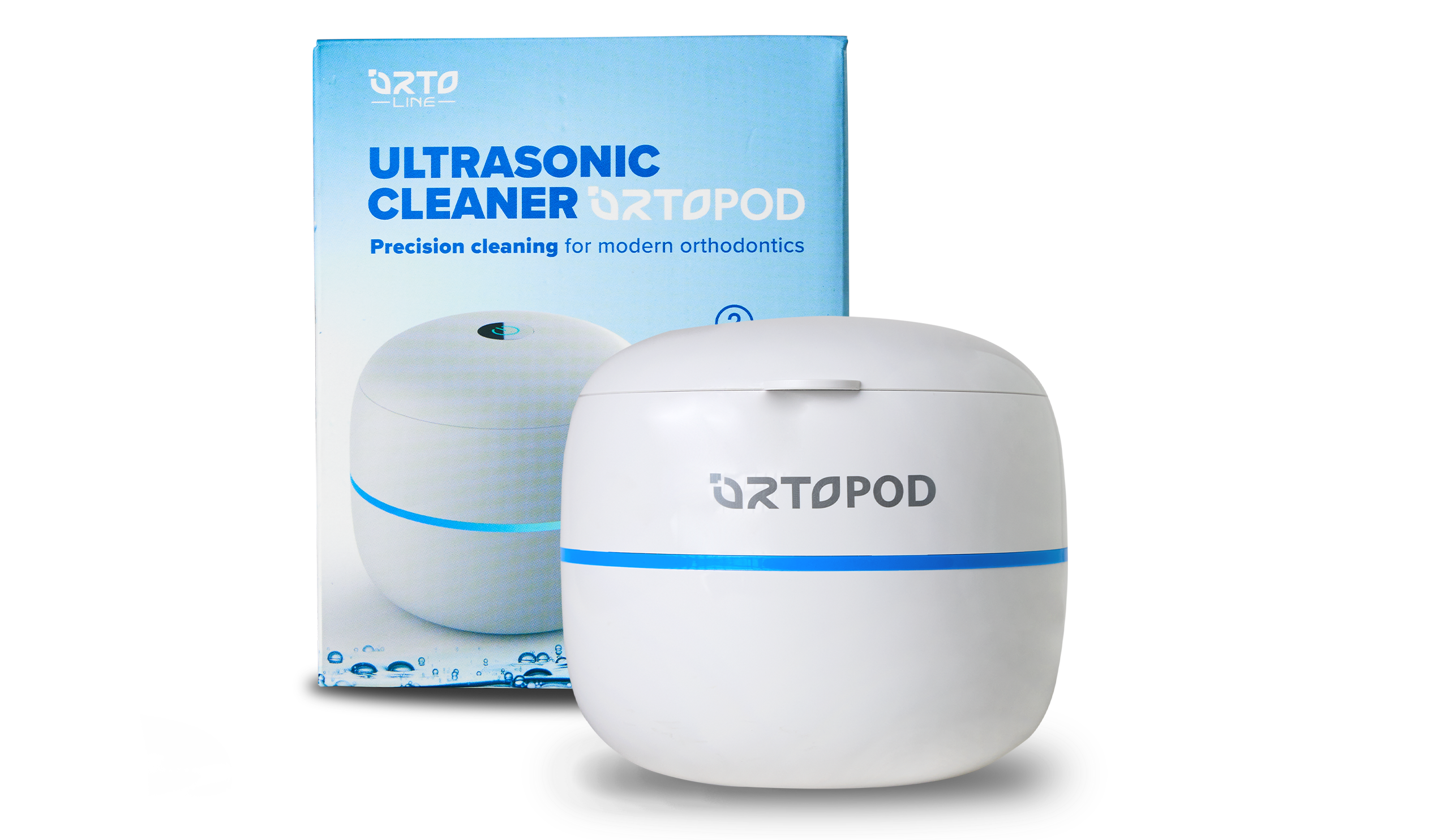 Ortopod Ultrazvočni čistilec za alignerje, snemljive zobne aparate in proteze